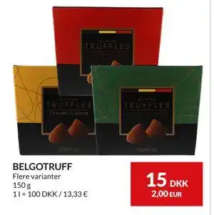 Nielsen's Discount BELGOTRUFF, DKK 15 tilbud