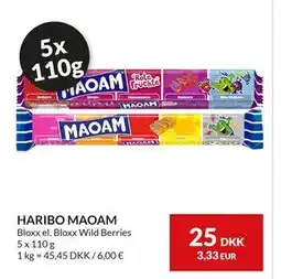 Nielsen's Discount HARIBO MAOAM, DKK 25 tilbud
