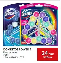 Nielsen's Discount DOMESTOS POWER 5., DKK 24 tilbud