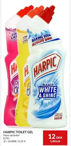 Nielsen's Discount HARPIC TOILET GEL, DKK 12 tilbud