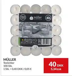 Nielsen's Discount MÜLLER, DKK 40 tilbud