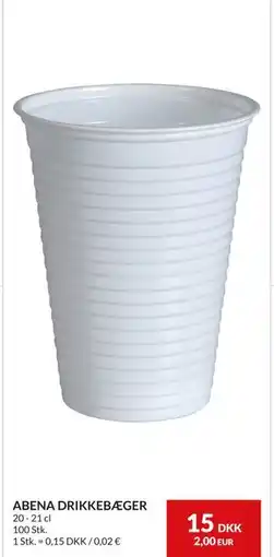 Nielsen's Discount ABENA DRIKKEBÆGER, DKK 15 tilbud