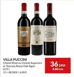 Nielsen's Discount VILLA PUCCINI, DKK 36 tilbud