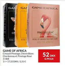 Nielsen's Discount GAME OF AFRICA, DKK 52 tilbud