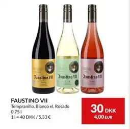Nielsen's Discount FAUSTINO VII, DKK 30 tilbud