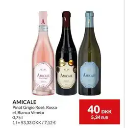 Nielsen's Discount AMICALE, DKK 40 tilbud