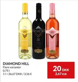 Nielsen's Discount DIAMOND HILL, DKK 20 tilbud