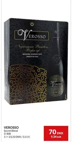 Nielsen's Discount VEROSSO, DKK 70 tilbud