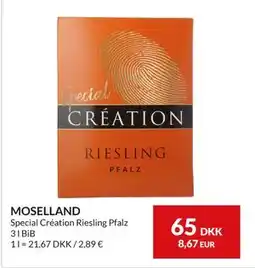 Nielsen's Discount MOSELLAND, DKK 65 tilbud