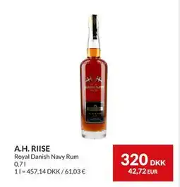 Nielsen's Discount A.H. RIISE, DKK 320 tilbud