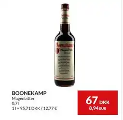 Nielsen's Discount BOONEKAMP, DKK 67 tilbud