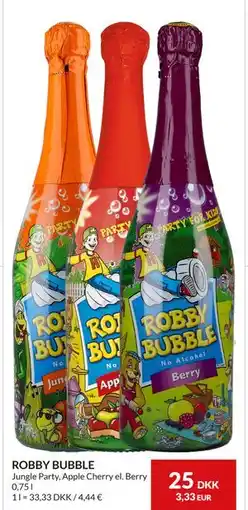 Nielsen's Discount ROBBY BUBBLE, DKK 25 tilbud