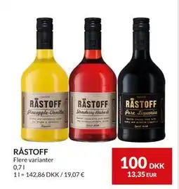 Nielsen's Discount RÅSTOFF, DKK 100 tilbud