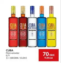 Nielsen's Discount CUBA, DKK 70 tilbud