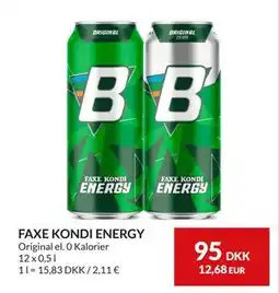 Nielsen's Discount FAXE KONDI ENERGY, DKK 95 tilbud