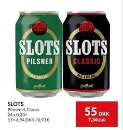 Nielsen's Discount SLOTS, DKK 55 tilbud