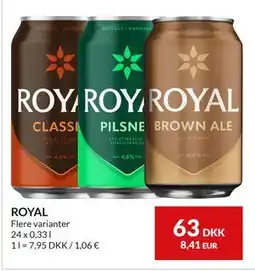 Nielsen's Discount ROYAL, DKK 63 tilbud