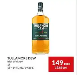 Nielsen's Discount TULLAMORE DEW, DKK 149 tilbud