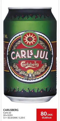 Nielsen's Discount CARLSBERG, DKK 80 tilbud