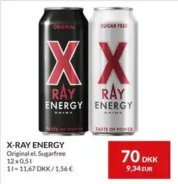 Nielsen's Discount X-RAY ENERGY, DKK 70 tilbud