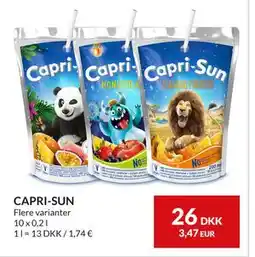 Nielsen's Discount CAPRI-SUN, DKK 26 tilbud
