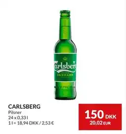 Nielsen's Discount CARLSBERG, DKK 150 tilbud