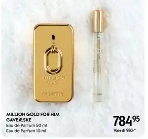 Matas MILLION GOLD FOR HIM GAVEÆSKE, DKK 784.95 tilbud