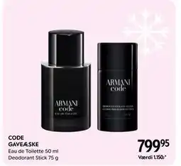 Matas CODE GAVEÆSKE, DKK 799.95 tilbud