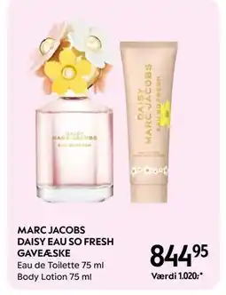 Matas MARC JACOBS DAISY EAU SO FRESH GAVEÆSKE, DKK 844.95 tilbud