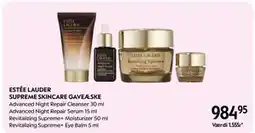 Matas ESTÉE LAUDER SUPREME SKINCARE GAVEÆSKE, DKK 984.95 tilbud