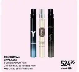 Matas TRIO HOMME GAVEÆSKE, DKK 524.95 tilbud