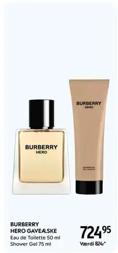 Matas BURBERRY HERO GAVEÆSKE, DKK 724.95 tilbud