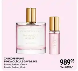 Matas ZARKOPERFUME PINK MOLÉCULE GAVEÆSKE, DKK 989.95 tilbud