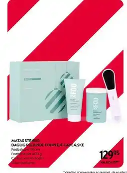Matas MATAS STRIBER DAGLIG PLEJENDE FODPLEJE GAVEÆSKE, DKK 129.95 tilbud