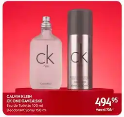 Matas CALVIN KLEIN CK ONE GAVEÆSKE, DKK 494.95 tilbud