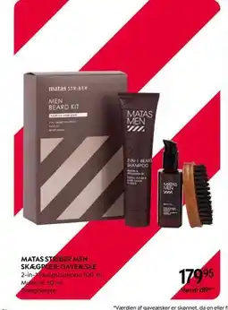 Matas MATAS STRIBER MEN SKÆGPLEJE GAVEÆSKE, DKK 179.95 tilbud