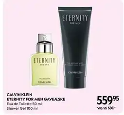 Matas CALVIN KLEIN ETERNITY FOR MEN GAVEÆSKE, DKK 559.95 tilbud