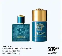 Matas VERSACE EROS POUR HOMME GAVEÆSKE, DKK 589.95 tilbud