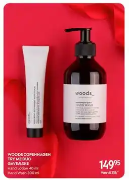 Matas WOODS COPENHAGEN TRY ME DUO GAVEÆSKE, DKK 149.95 tilbud