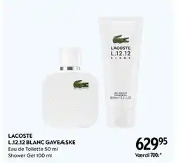 Matas LACOSTE L.12.12 BLANC GAVEÆSKE, DKK 629.95 tilbud