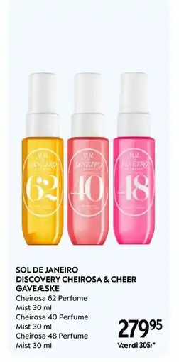 Matas SOL DE JANEIRO DISCOVERY CHEIROSA & CHEER GAVEÆSKE, DKK 279.95 tilbud