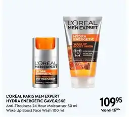 Matas L’ORÉAL PARIS MEN EXPERT HYDRA ENERGETIC GAVEÆSKE, DKK 109.95 tilbud