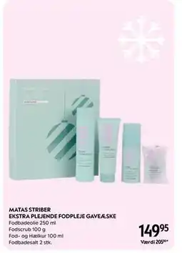 Matas MATAS STRIBER EKSTRA PLEJENDE FODPLEJE GAVEÆSKE, DKK 149.95 tilbud