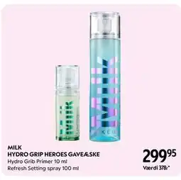 Matas MILK HYDRO GRIP HEROES GAVEÆSKE, DKK 299.95 tilbud