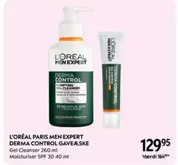 Matas L’ORÉAL PARIS MEN EXPERT DERMA CONTROL GAVEÆSKE, DKK 129.95 tilbud