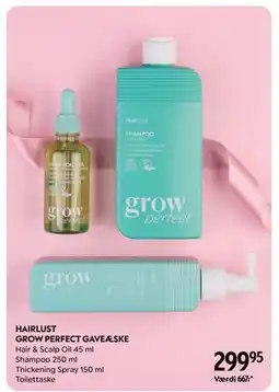 Matas HAIRLUST GROW PERFECT GAVEÆSKE, DKK 299.95 tilbud