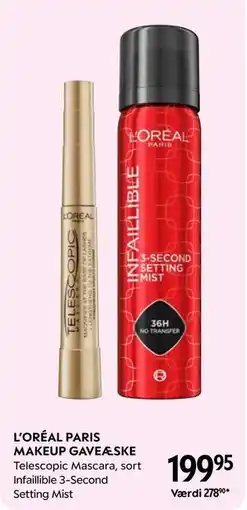 Matas L’ORÉAL PARIS MAKEUP GAVEÆSKE, DKK 199.95 tilbud