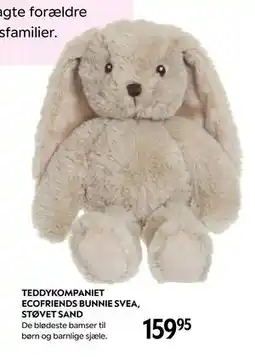 Matas TEDDYKOMPANIET ECOFRIENDS BUNNIE SVEA, STØVET SAND, DKK 159.95 tilbud