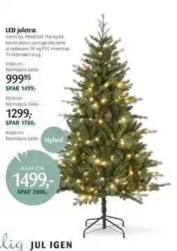 Kop & Kande LED juletræ, DKK 1499 tilbud