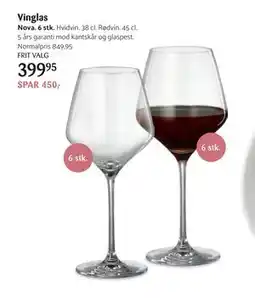 Kop & Kande Vinglas, DKK 399.95 tilbud